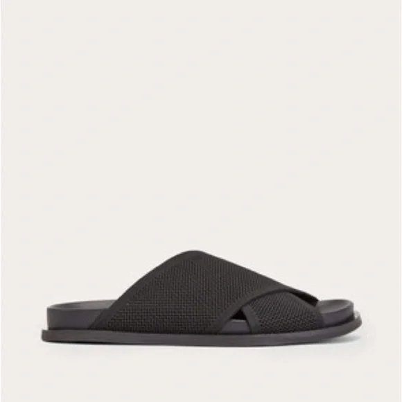 Everlane The ReKnit Form Crossover Sandal in Black - Picture 2 of 10